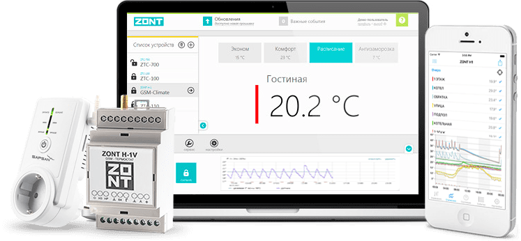 Интернет сервис Zont